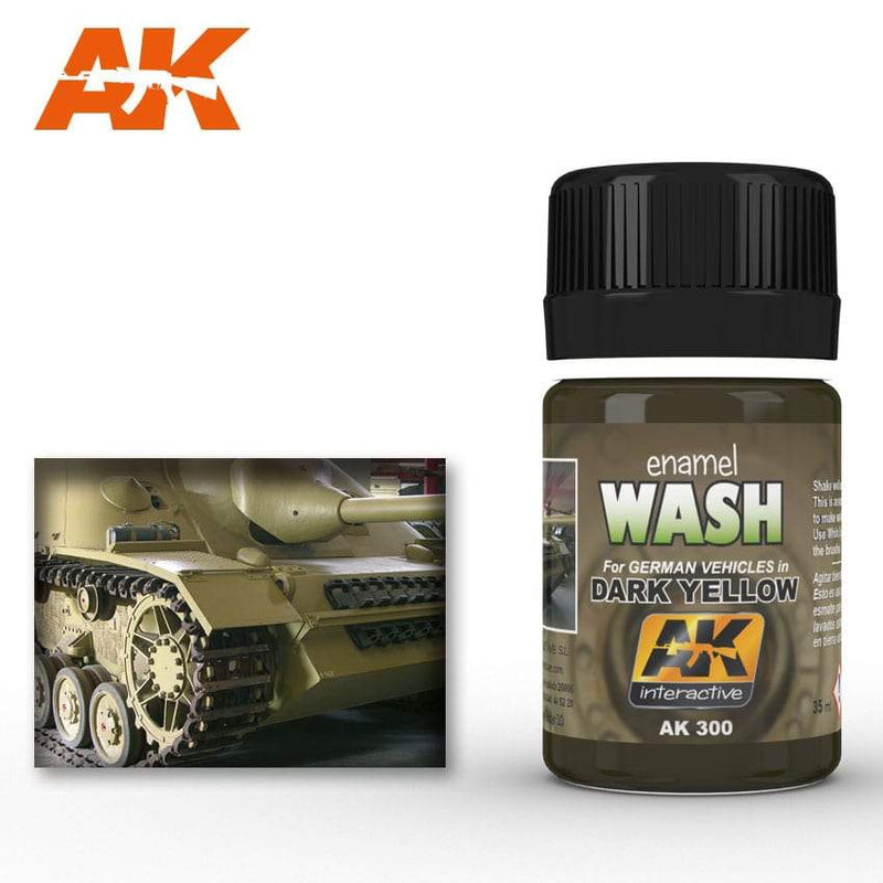 AK Interactive: DARK YELLOW WASH 35ML