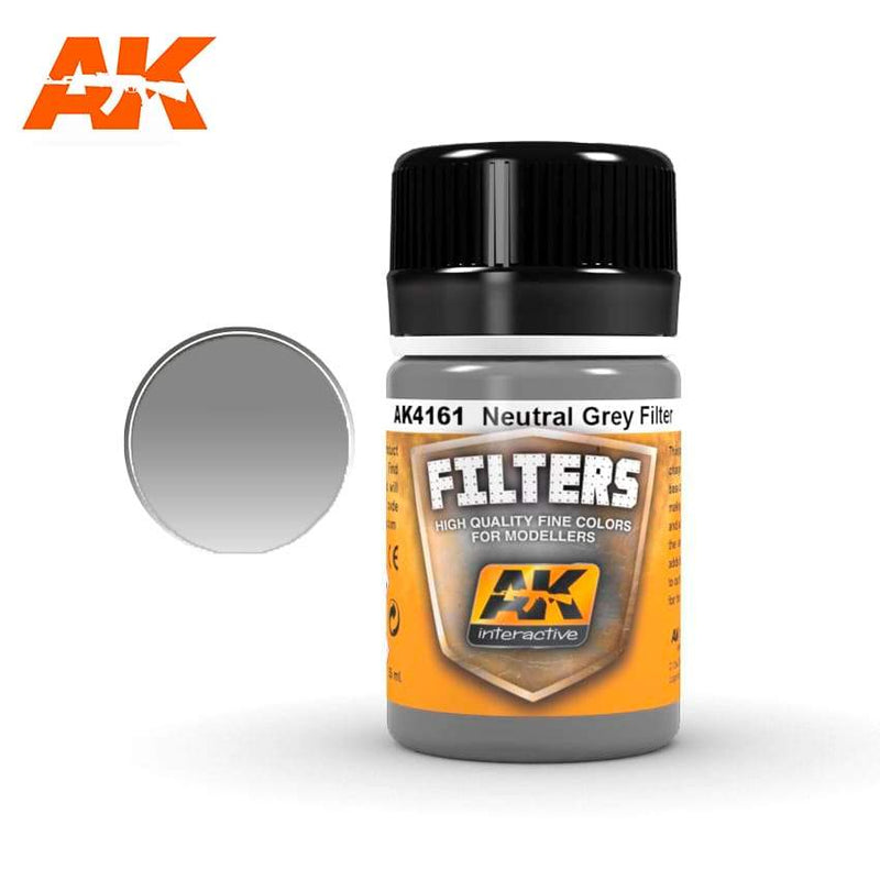 AK Interactive: NEUTRAL GREY FILTER 35ML