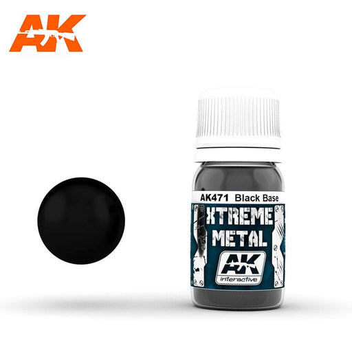 AK Xtreme Metal Black Base 30ml
