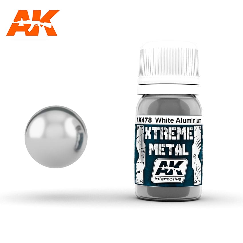 AK Xtreme Metal White Aluminium 30ml