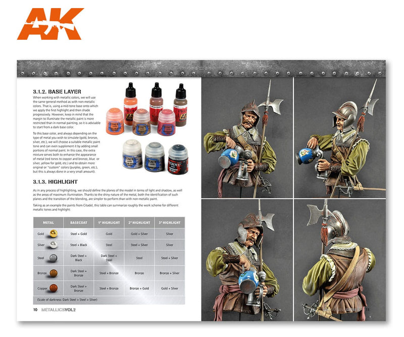 AK Learning Series 5: Metallics Vol.2 - Historical & Fantasy