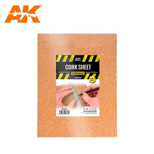 Cork Sheet, Fine Grained: 200x300: 1, 2 & 3mm (Multi Pack)