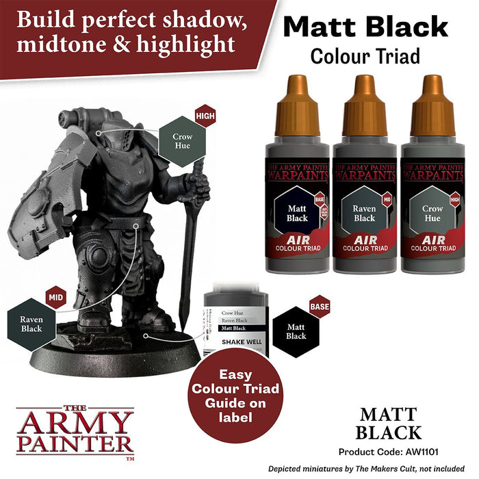 The Army Painter - Warpaints Air: Matt Black