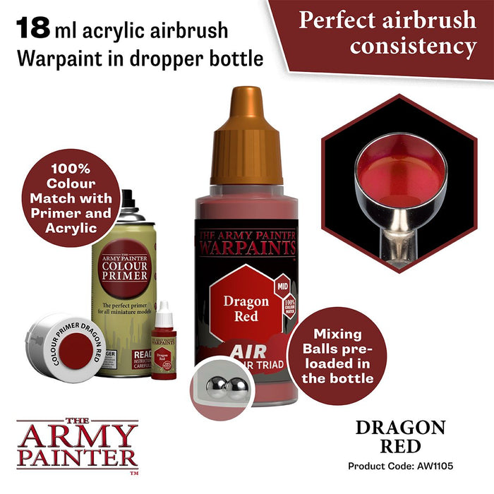 The Army Painter - Warpaints Air: Dragon Red