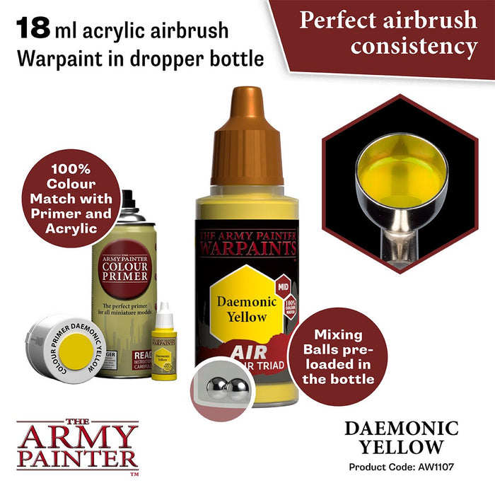 The Army Painter - Warpaints Air: Daemonic Yellow