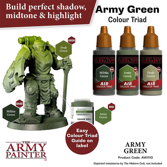 The Army Painter - Warpaints Air: Army Green
