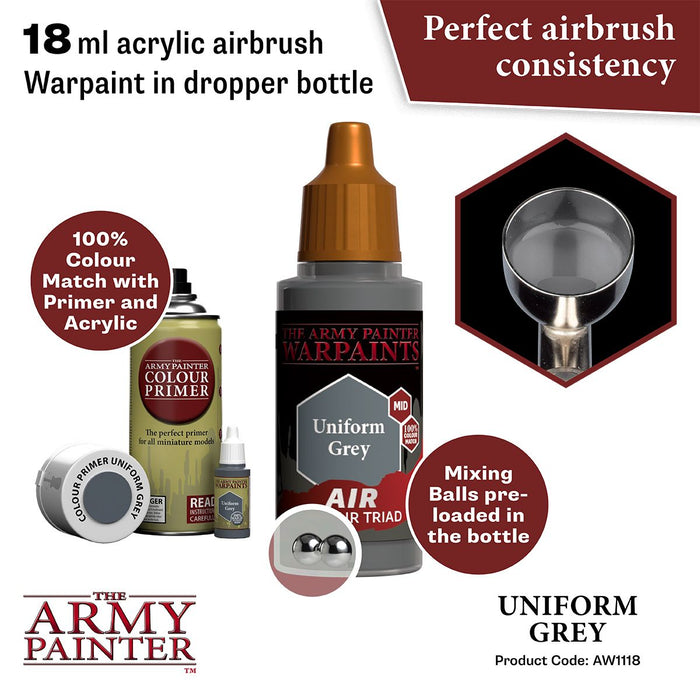 The Army Painter - Warpaints Air: Uniform Grey