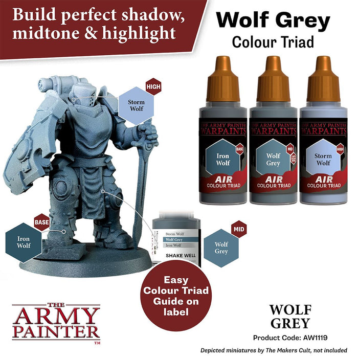 The Army Painter - Warpaints Air: Wolf Grey