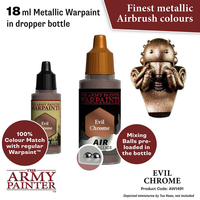 The Army Painter - Warpaints Air Metallics: Evil Chrome