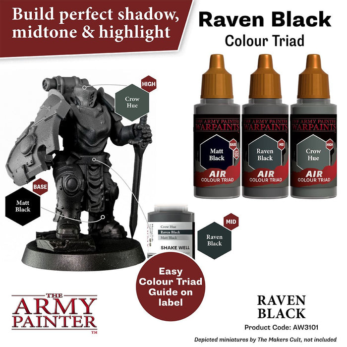 The Army Painter - Warpaints Air: Raven Black