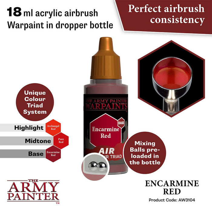 The Army Painter - Warpaints Air: Encarmine Red