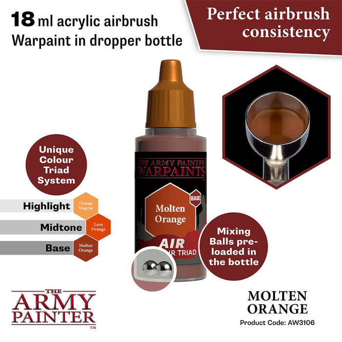 The Army Painter - Warpaints Air: Molten Orange