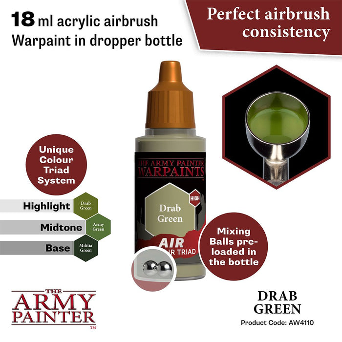 The Army Painter - Warpaints Air: Drab Green
