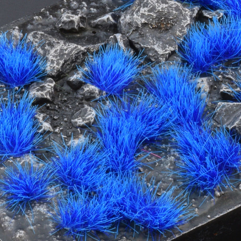 GamersGrass Static Grass Tufts - Alien Blue 6mm Wild