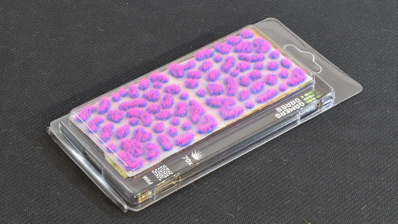GamersGrass Static Grass Tufts - Alien Neon 4mm Wild