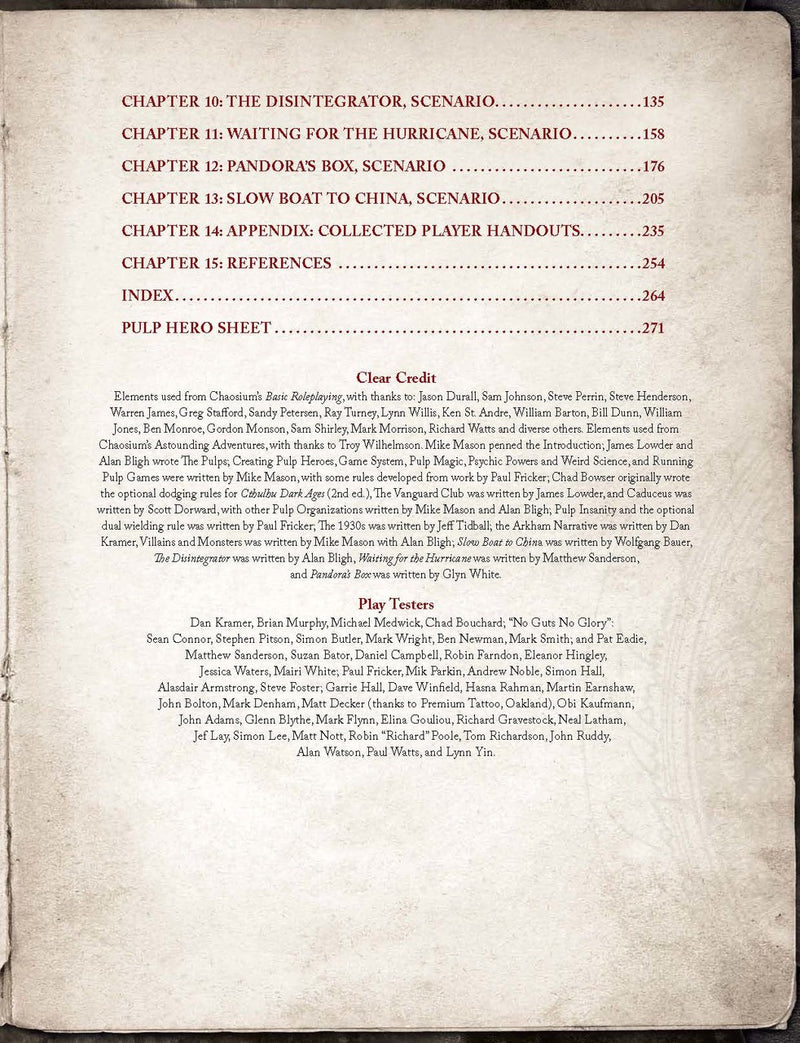 Call of Cthulhu: Pulp Cthulhu - Hardback