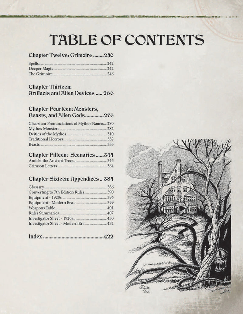 Call of Cthulhu: Keeper Rulebook - Hardback