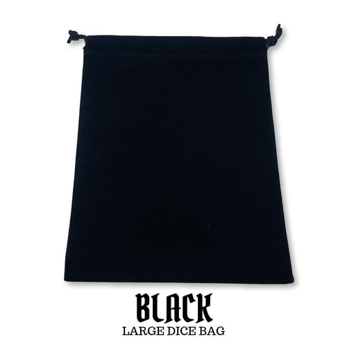 Chessex Suedecloth Dice Bag: Black