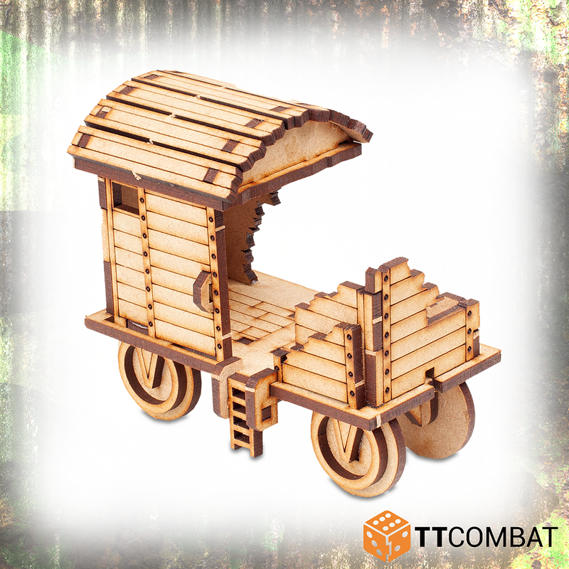 TTCombat - RED STAR RAILWAY ENGINE, 28MM