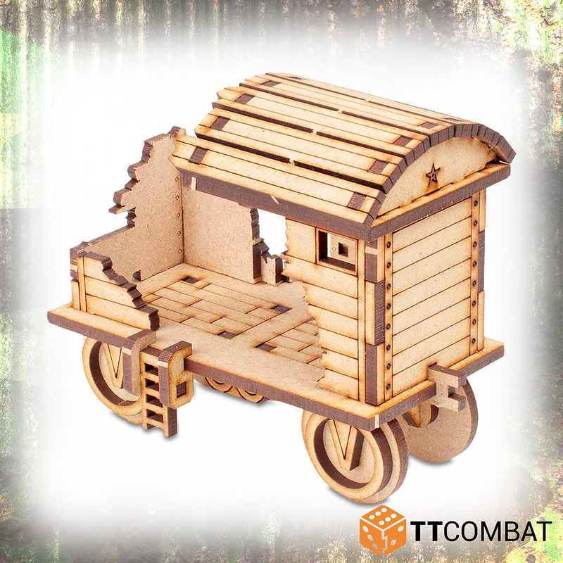 TTCombat - RED STAR RAILWAY ENGINE, 28MM