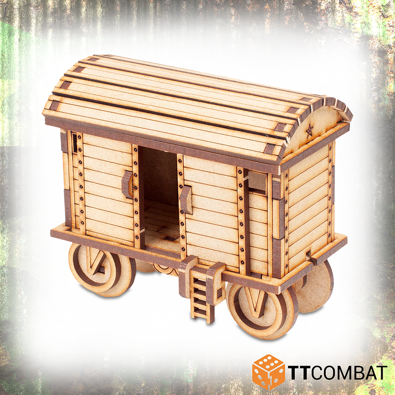 TTCombat - RED STAR RAILWAY ENGINE, 28MM