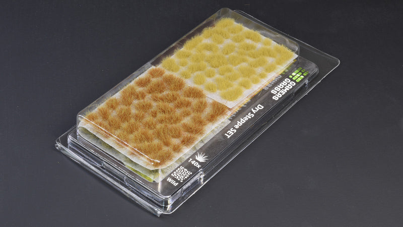 GamersGrass Static Grass Tufts - Dry Steppe Set Wild