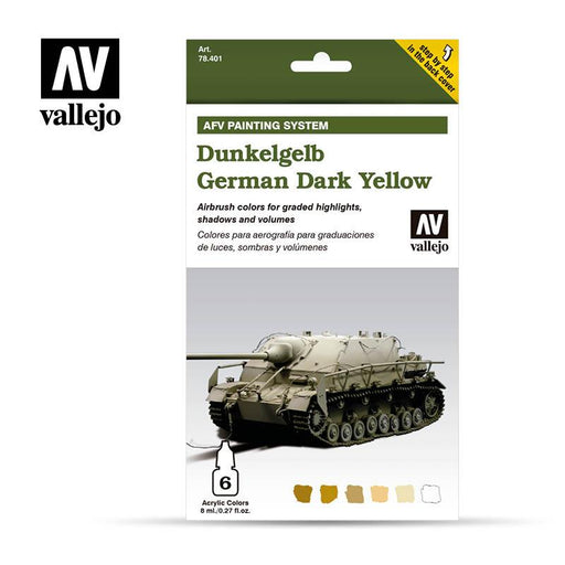 Vallejo: AFV Painting System - Dunkelgelb German Dark Yellow
