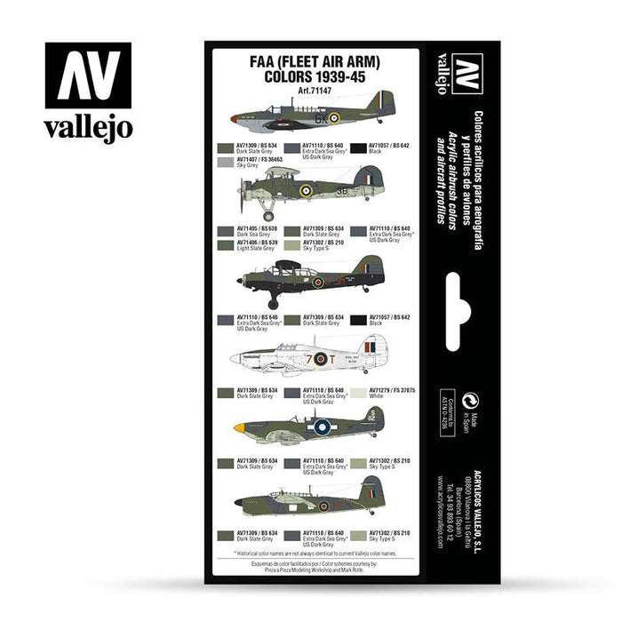 Vallejo: Air War Series - FAA (Fleet Air Arm) colors 1939-1945