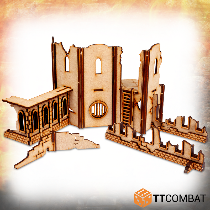 TTCombat - SAVAGE DOMAIN: CASTLE TOWN WALLS