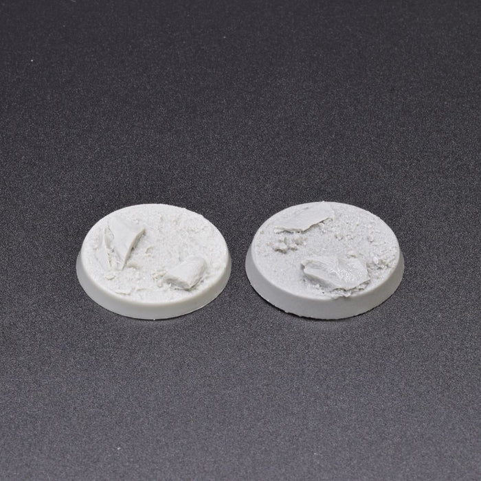GamersGrass Rocky Fields Resin Bases - x10 Round 32mm