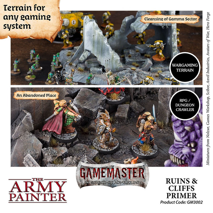 The Army Painter - Gamemaster Ruins & Cliffs Terrain Primer