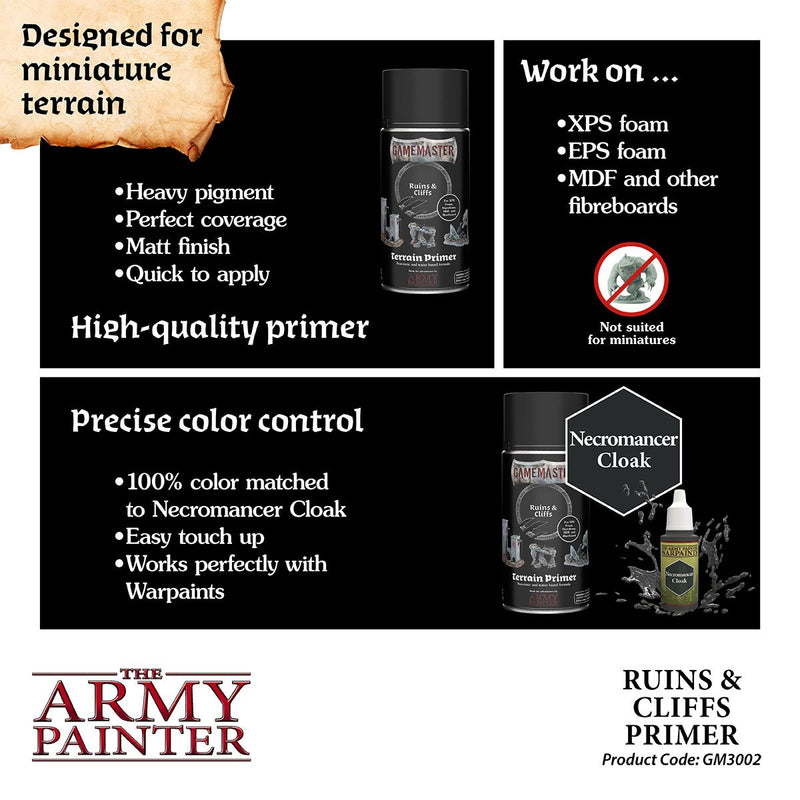 The Army Painter - Gamemaster Ruins & Cliffs Terrain Primer
