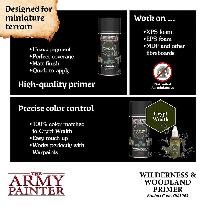 The Army Painter - Gamemaster Wilderness & Woodland Terrain Primer