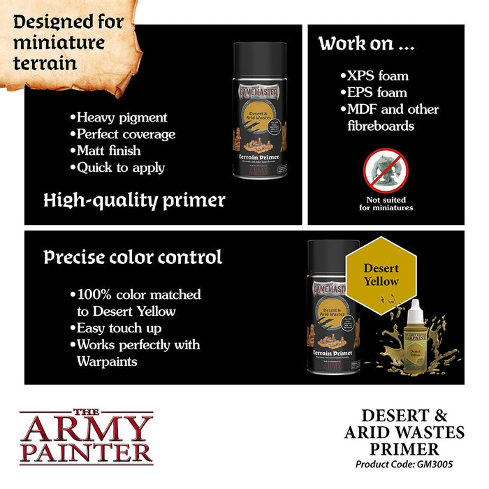 The Army Painter - Gamemaster Desert & Arid Wastes Terrain Primer