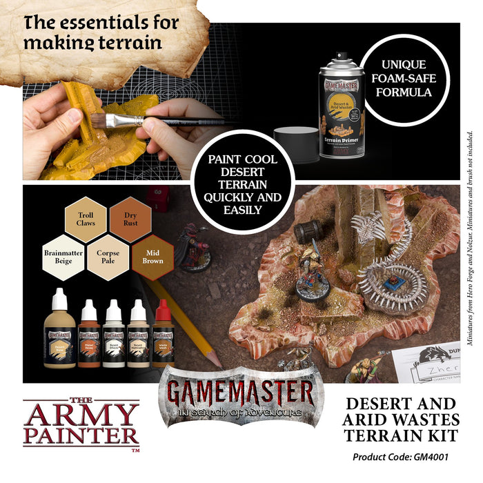The Army Painter - GameMaster: Desert & Arid Wastes Terrain Kit