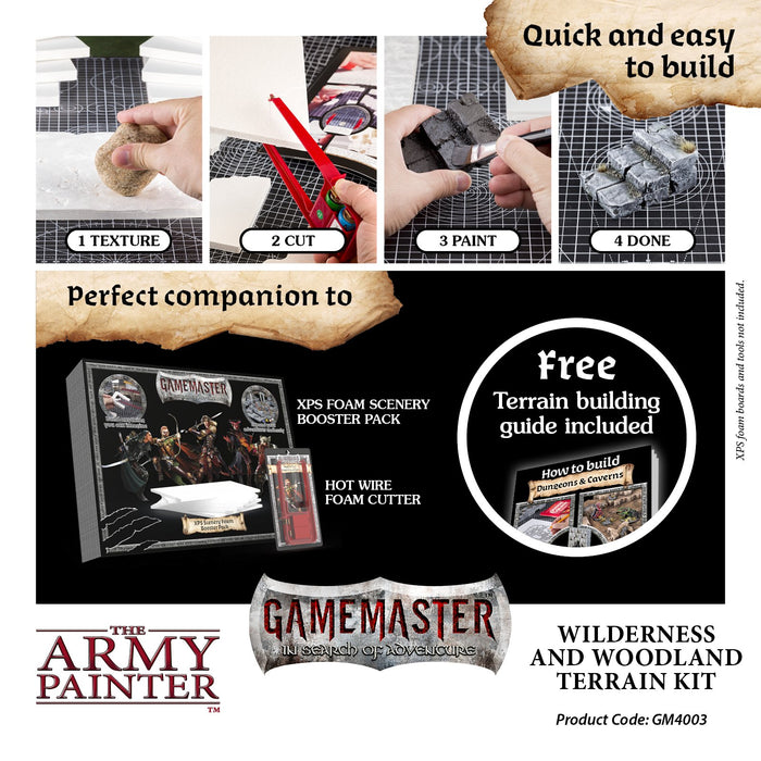 Army Painter - GameMaster: Wilderness & Woodlands Terrain Kit