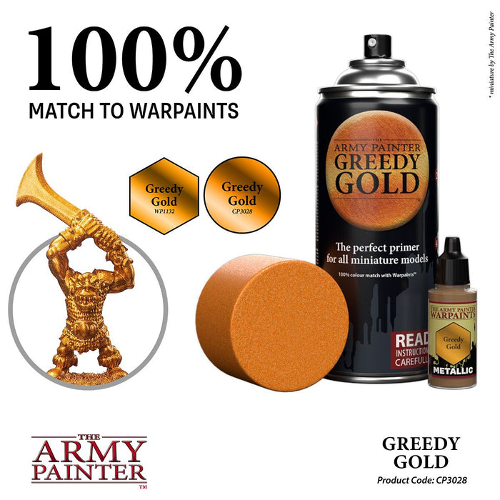 The Army Painter - Colour Primer Greedy Gold