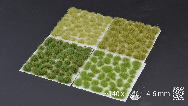 GamersGrass Static Grass Tufts - Green Meadow Set Wild