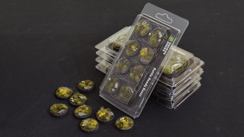 GamersGrass Highland Bases - x8 Round 32mm