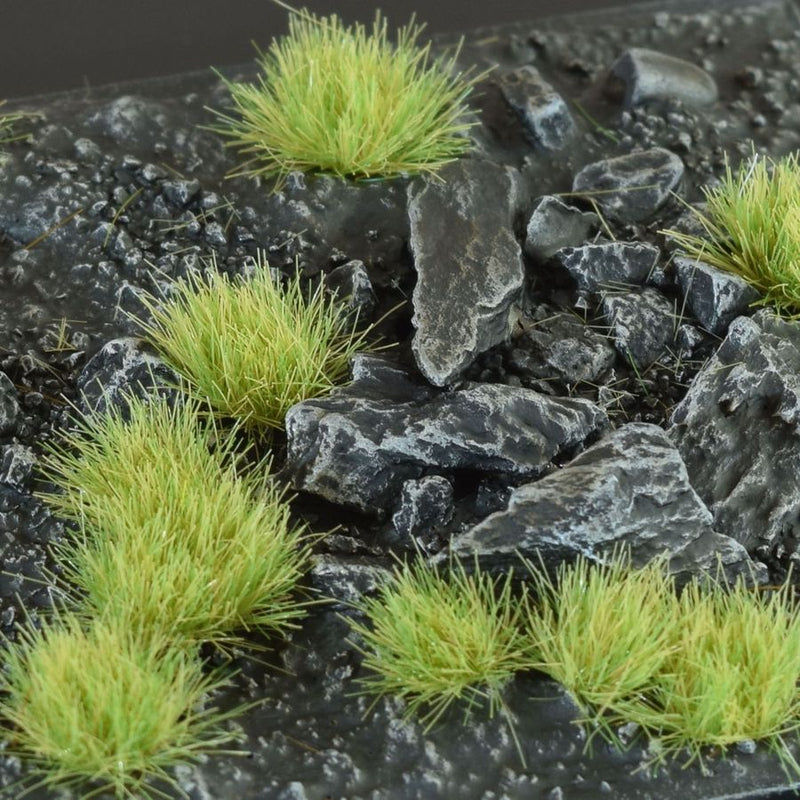 GamersGrass Static Grass Tufts - Light Green 6mm Wild