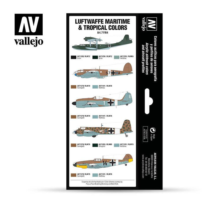 Vallejo: Air War Series - Luftwaffe Maritime & Tropical colors