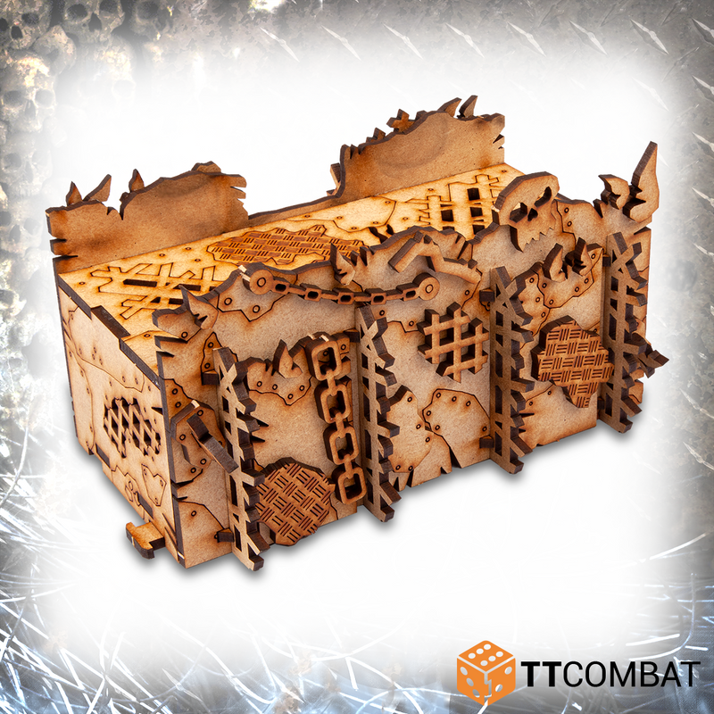 TTCombat - STRAIGHT ORC WALLS, 28MM