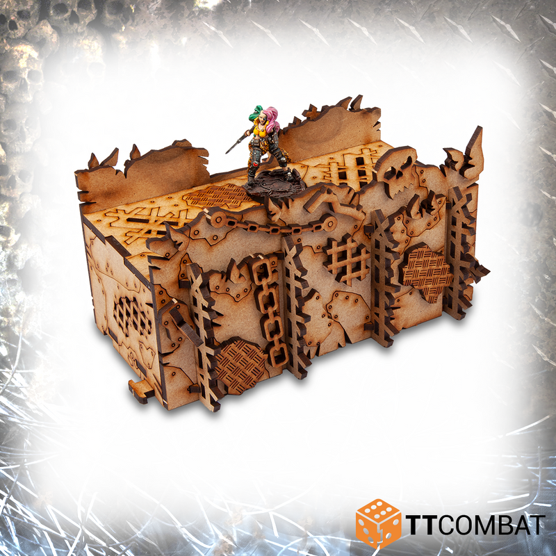 TTCombat - STRAIGHT ORC WALLS, 28MM