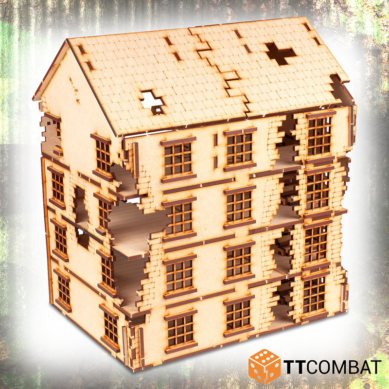 TTCombat - PAVLOV'S HOUSE (RUINED), 28MM