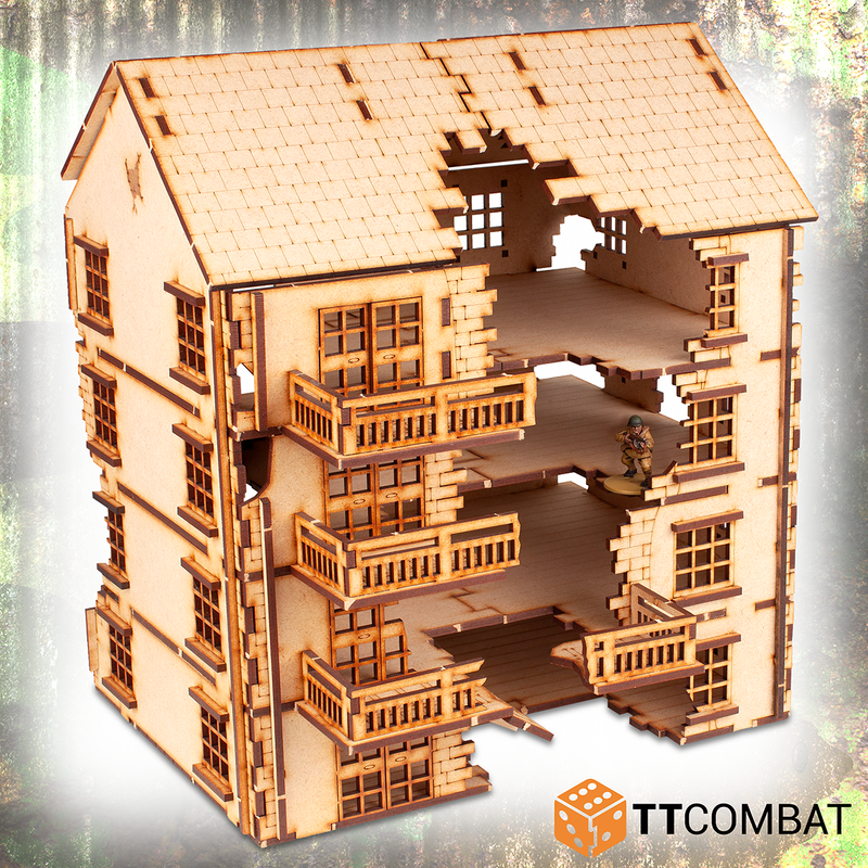 TTCombat - PAVLOV'S HOUSE (RUINED), 28MM