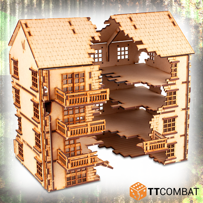 TTCombat - PAVLOV'S HOUSE (RUINED), 28MM