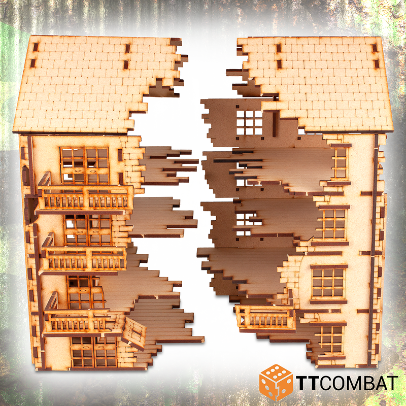 TTCombat - PAVLOV'S HOUSE (RUINED), 28MM