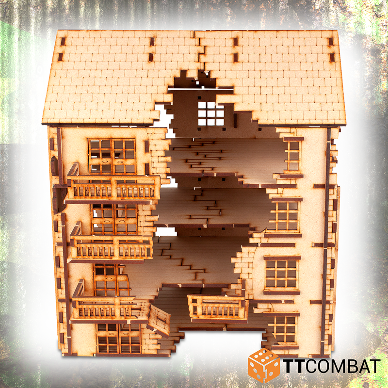 TTCombat - PAVLOV'S HOUSE (RUINED), 28MM