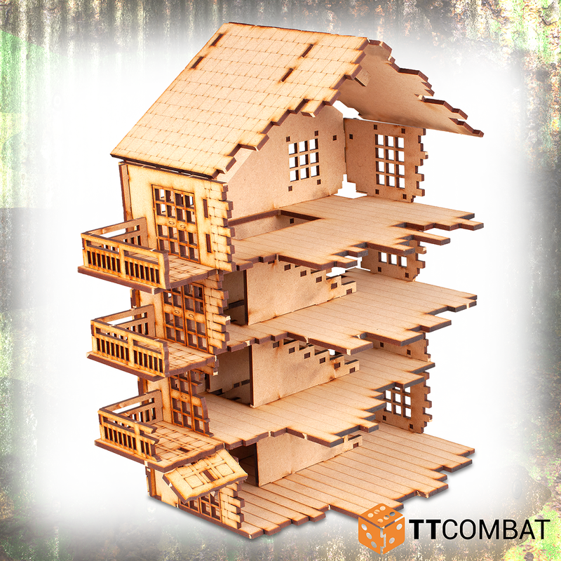 TTCombat - PAVLOV'S HOUSE (RUINED), 28MM