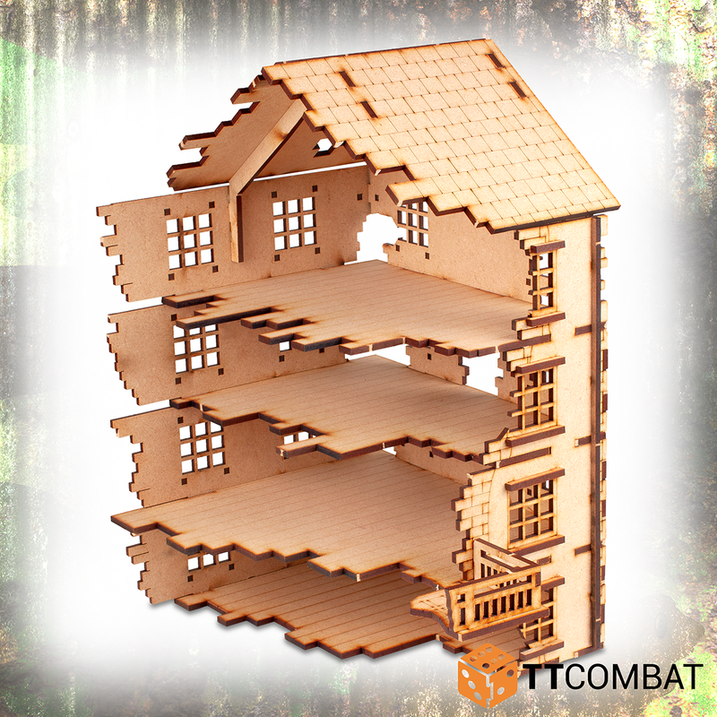 TTCombat - PAVLOV'S HOUSE (RUINED), 28MM